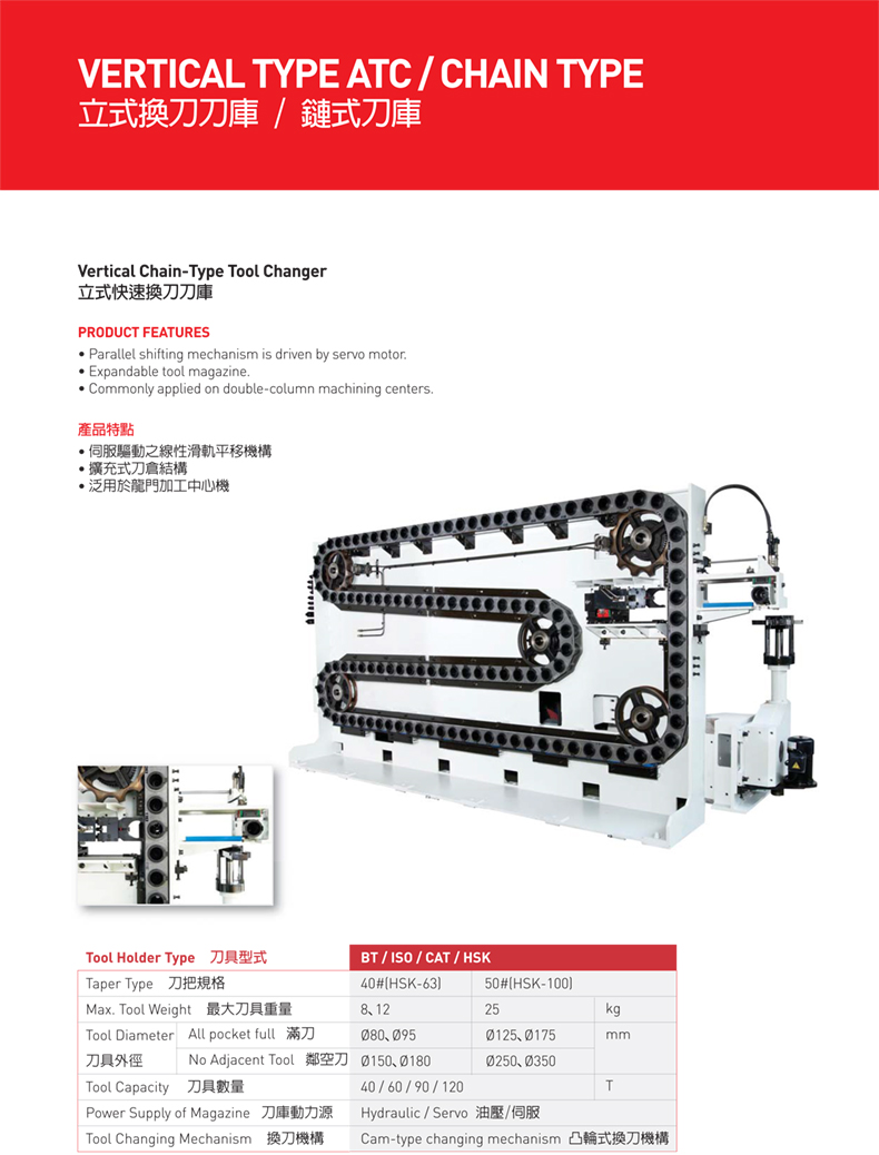 立式快速換刀刀庫